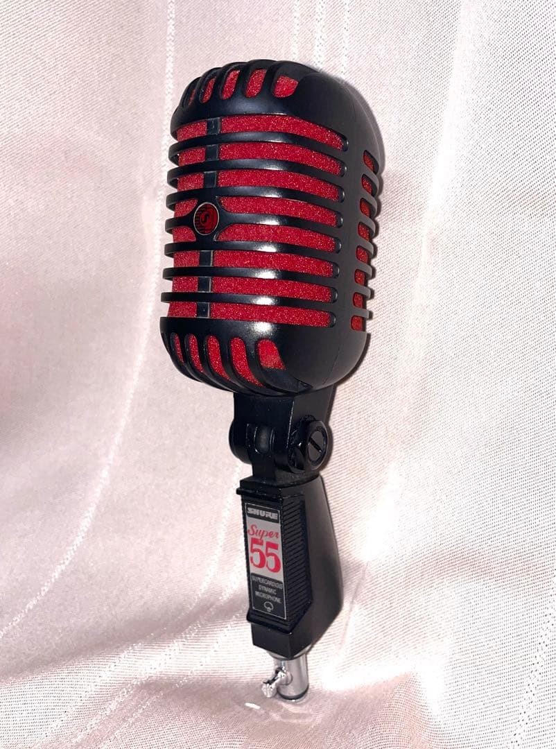 Shure Super 55 BCR Special Edition Black Red Metallica James Hetfield Mic Rare