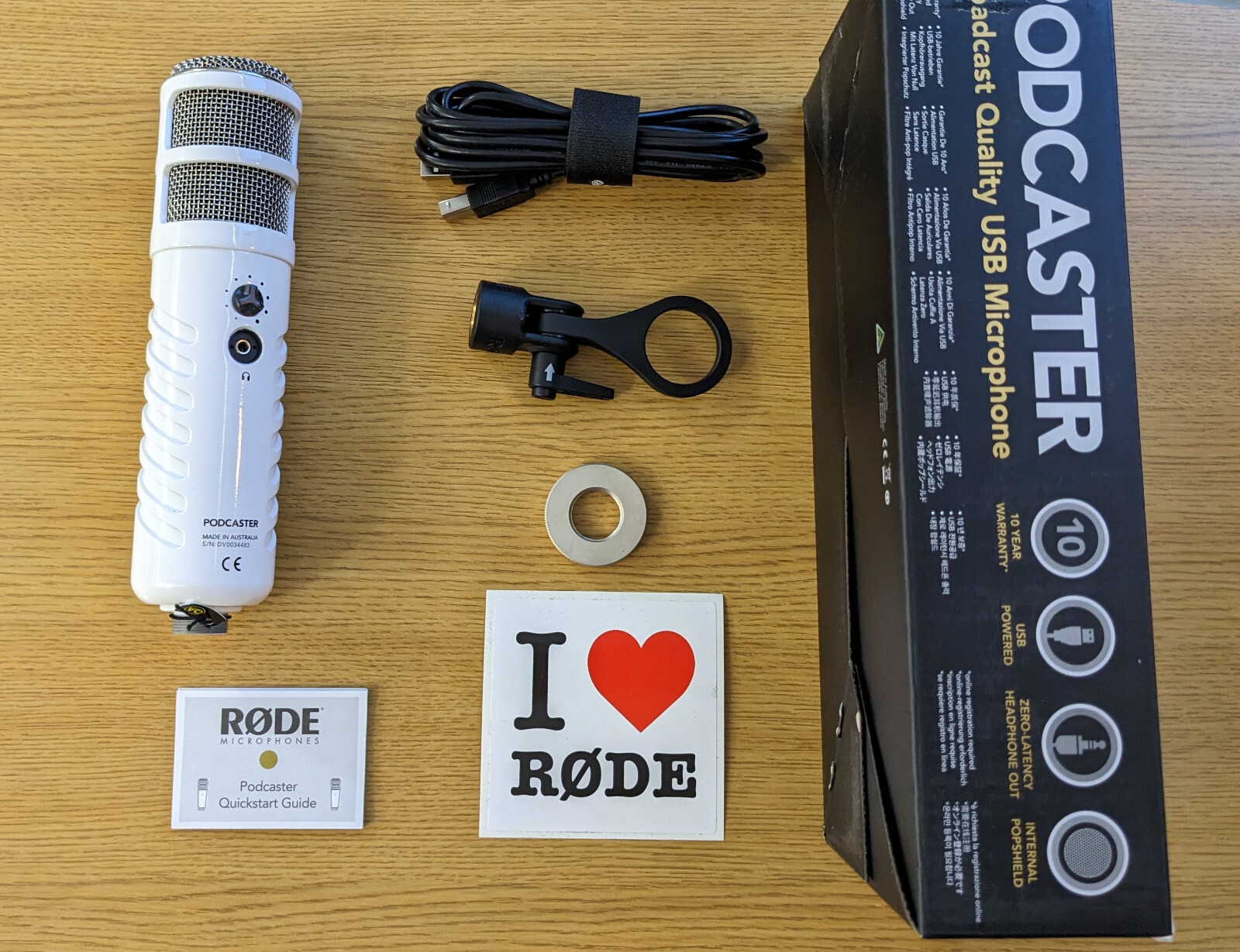 Rode Podcaster Large Diaphragm Dynamic USB Mic – NEW from Rode USA