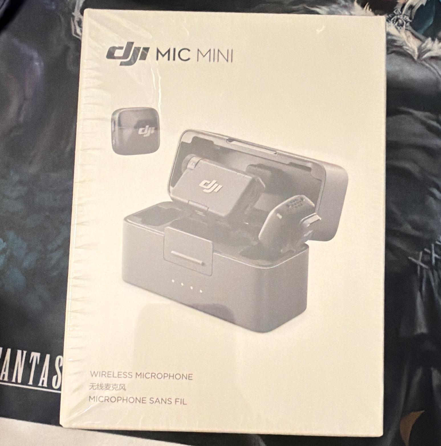 DJI Mic Mini Wireless Lavalier Microphone, Noise Cancelling, iPhone, Black