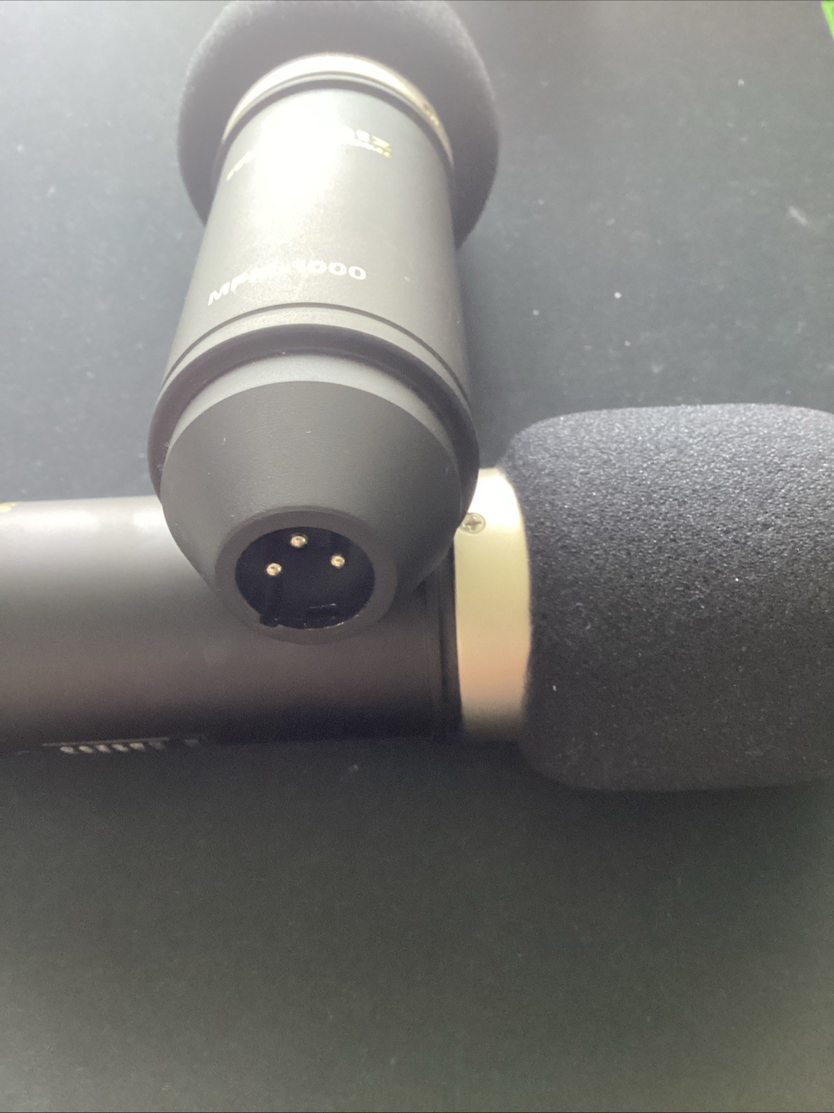 Marantz MPM-1000 Studio Recording Condenser Microphone (2) With Cords