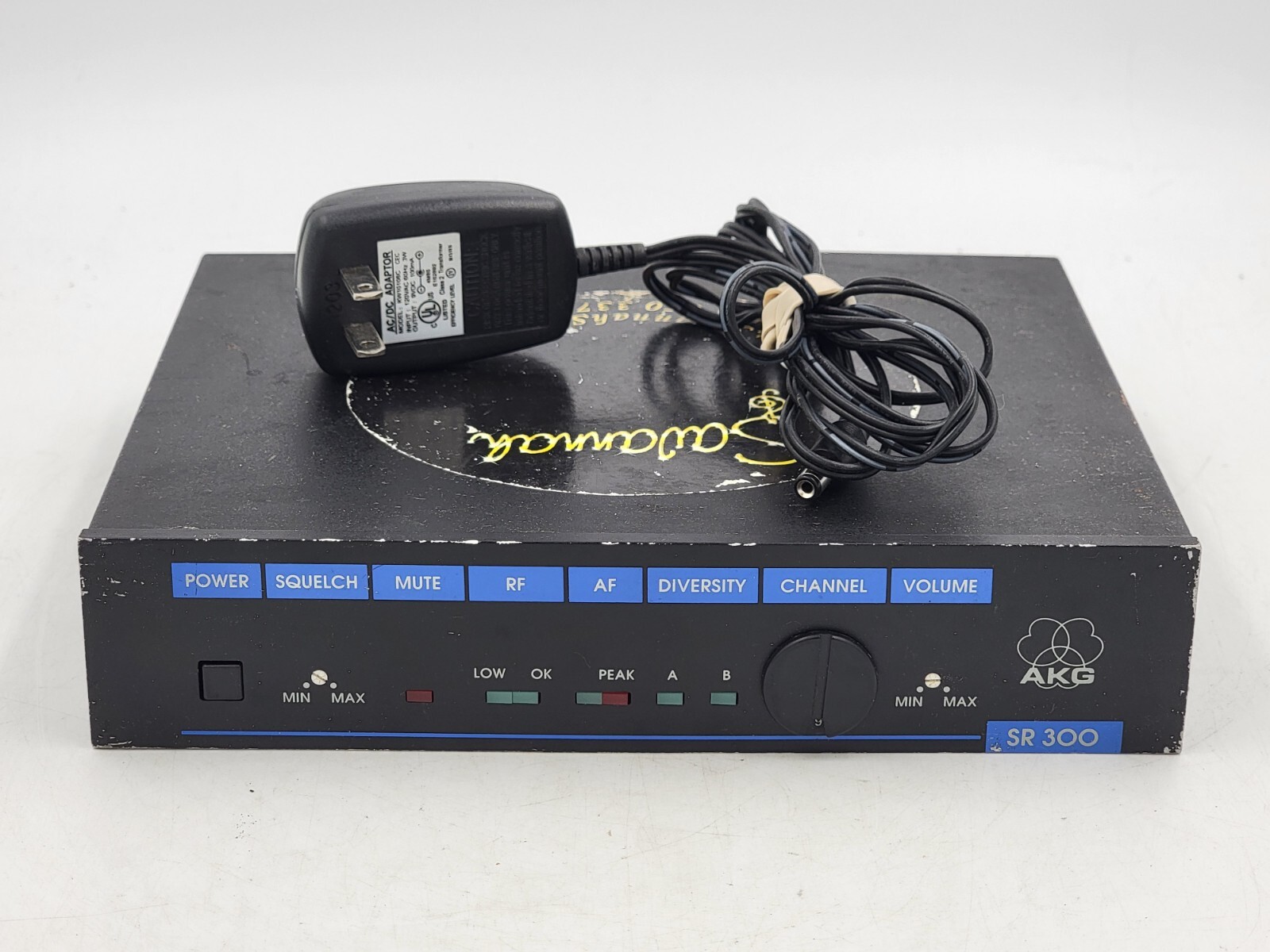 AKG SR300 Wireless Microphone Receiver w/ AC Adapter