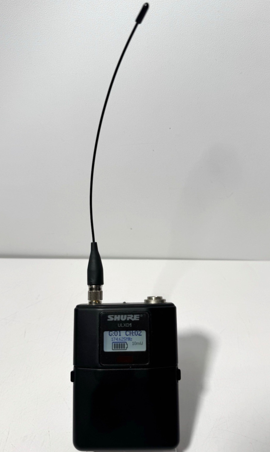 Shure ULXD1 V50 Wireless Bodypack Transmitter Black 174-216 MHz V50 Preowned