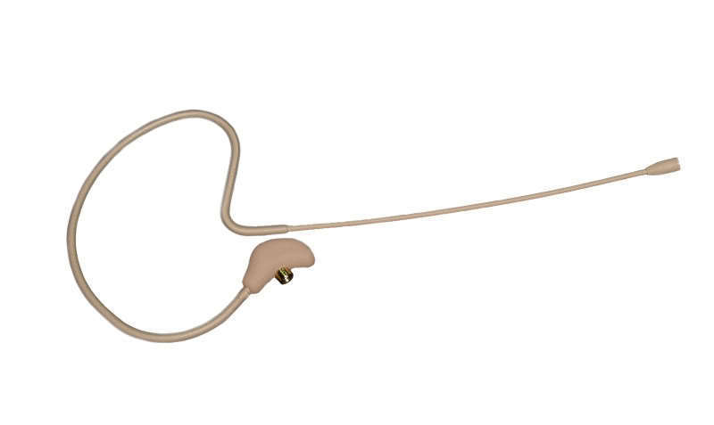 OSP Tan Earset Hook Mic w/ 3.5mm plug for Sennheiser Wireless Bodypack Systems