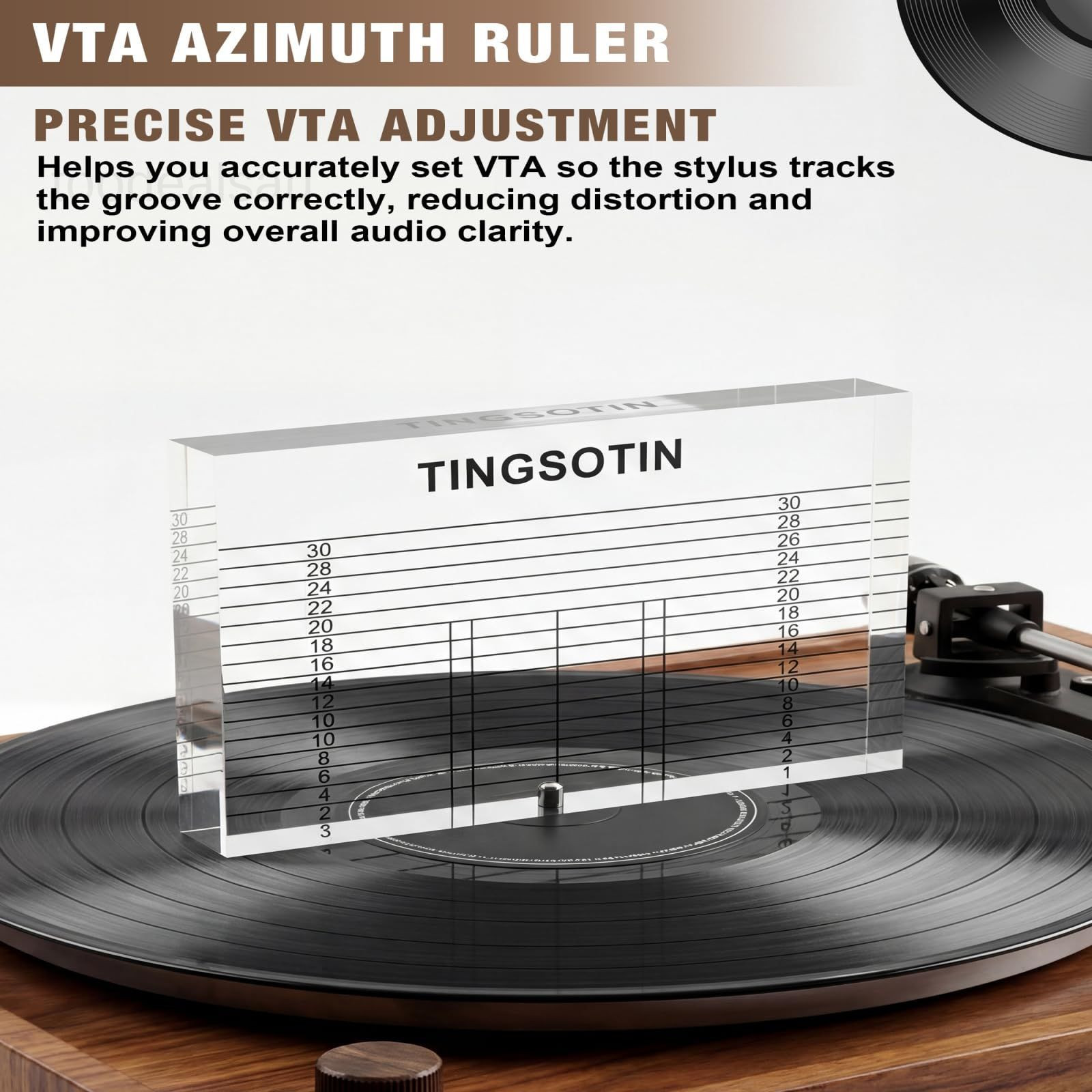 Turntable Cartridge Alignment Kit,Record Player Setup Tool with Digital Stylus..