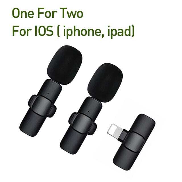 Noise Cancelling Mini Wireless Microphone For Ios Or Android