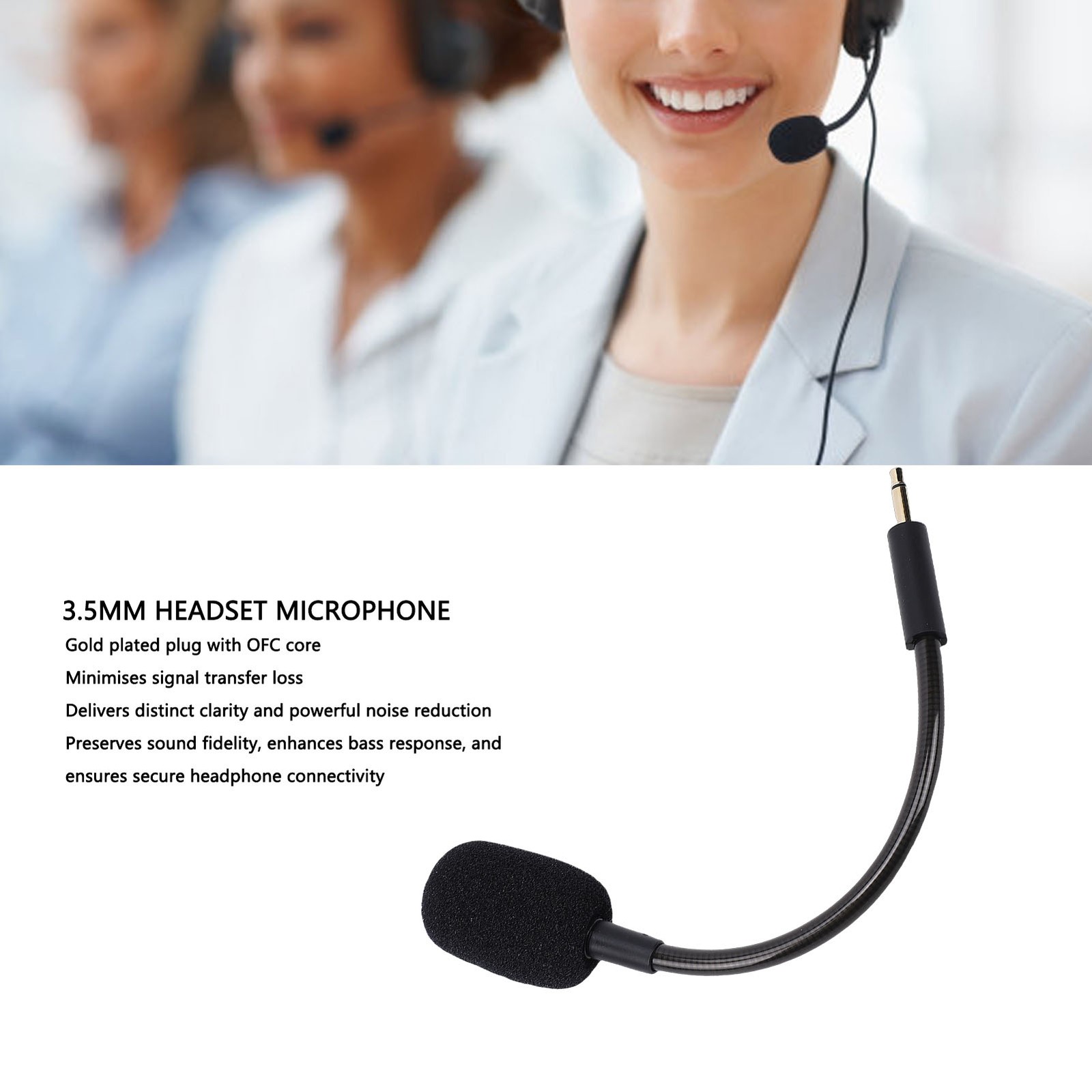Headset Microphone Replacement For Kraken V3 Clear Sound Easy To Use