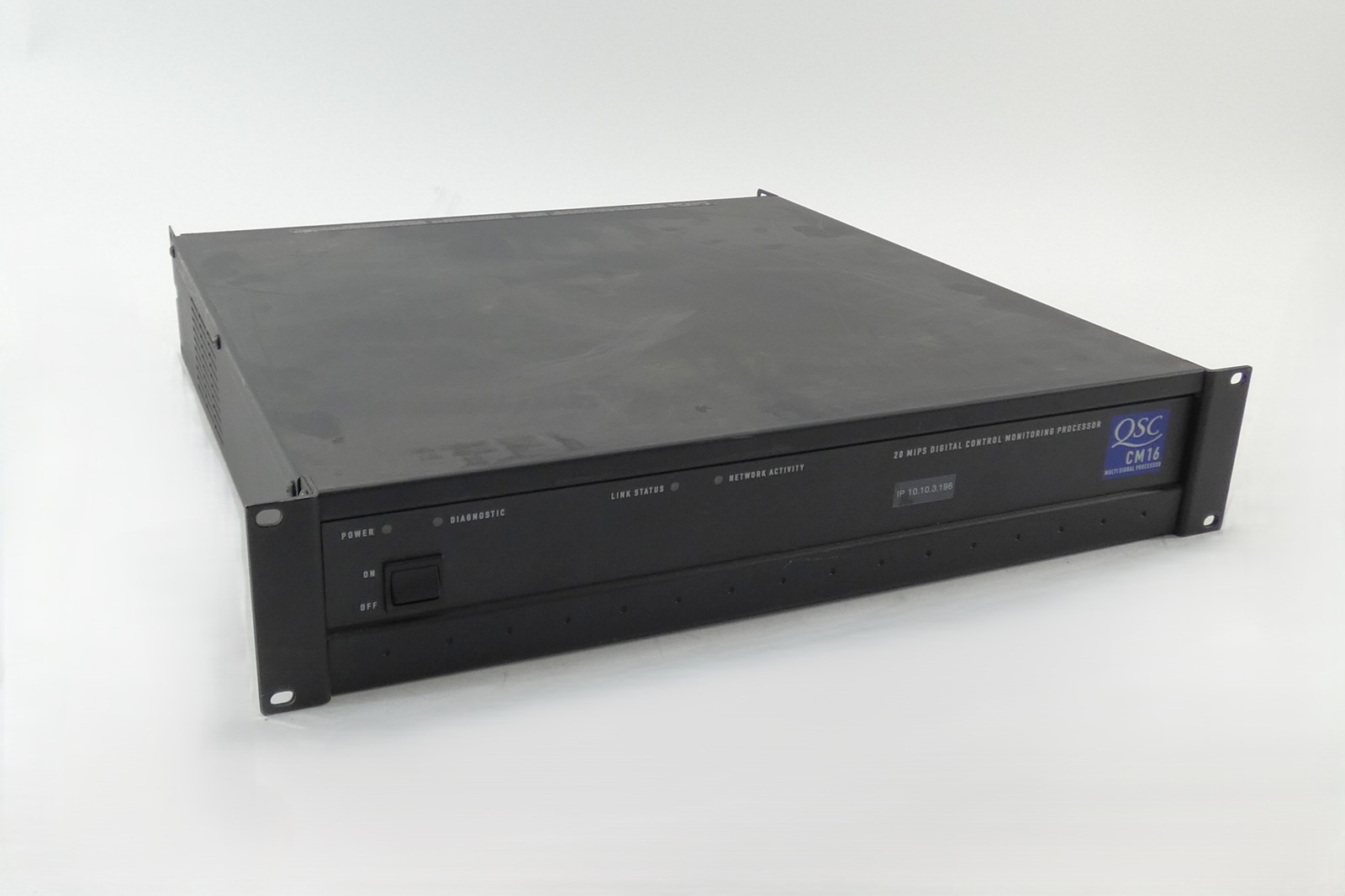 QSC CM16 20 Mips Digital Control Monitoring Processor NO Power Cord