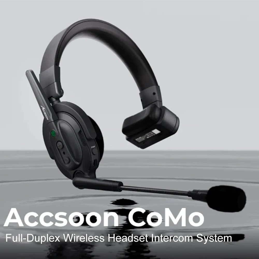 US Accsoon CoMo 1312ft Wireless Headset Intercom System Dual-Mic ENC Full Duplex