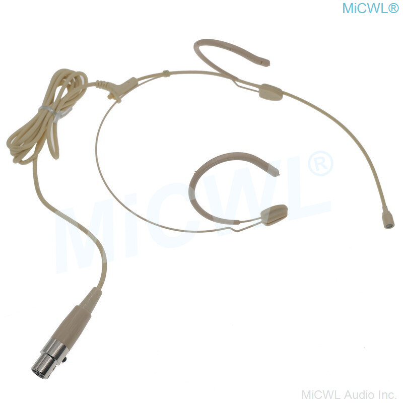 BM28 mini 3Pin Dual ear Headset Microphone For AKG Samson Wireless Mic Belt-Pack