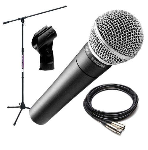 Shure SM58-LC Dynamic Vocal Microphone PERFORMER PAK