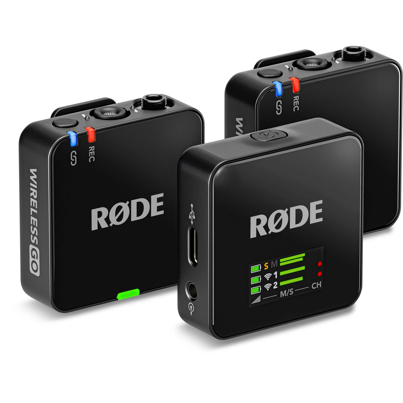 Rode Wireless GO (Gen 3) Wireless Microphone System with 2x Orange Interview GO