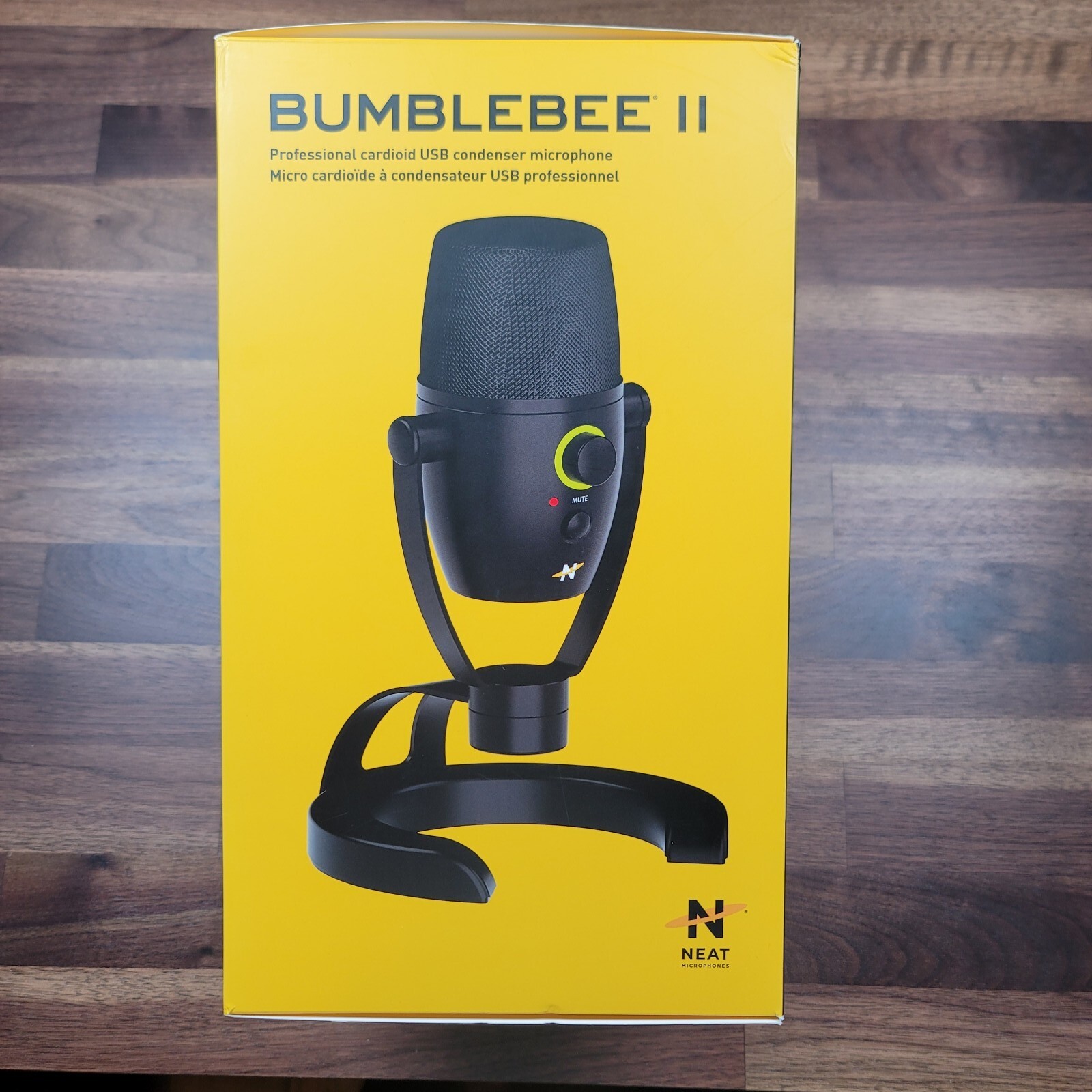 Neat Bumblebee II Pro Cardioid Directional USB Condenser Mic 24bit/96khz USB