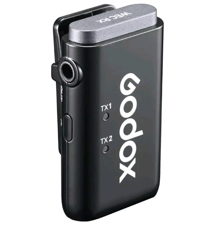 GODOX WEC Kit1 2.4GHz Wireless Microphone with Noise Cancellation 656ft…