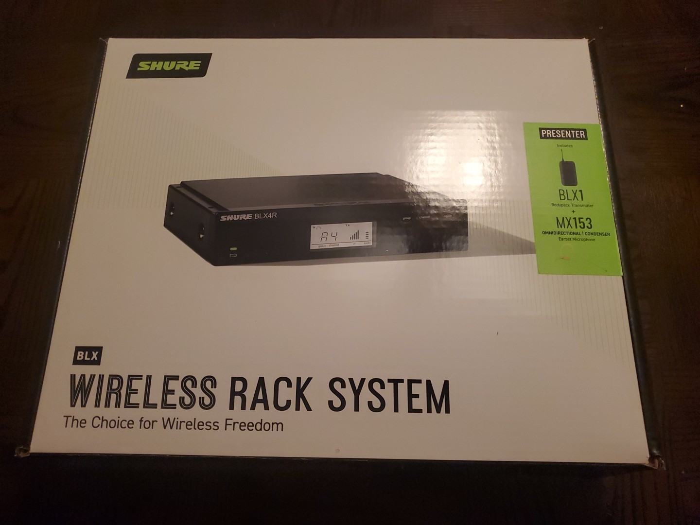 Shure Wireless Rack System + Wireless Handheld System Combo Package – Open Box