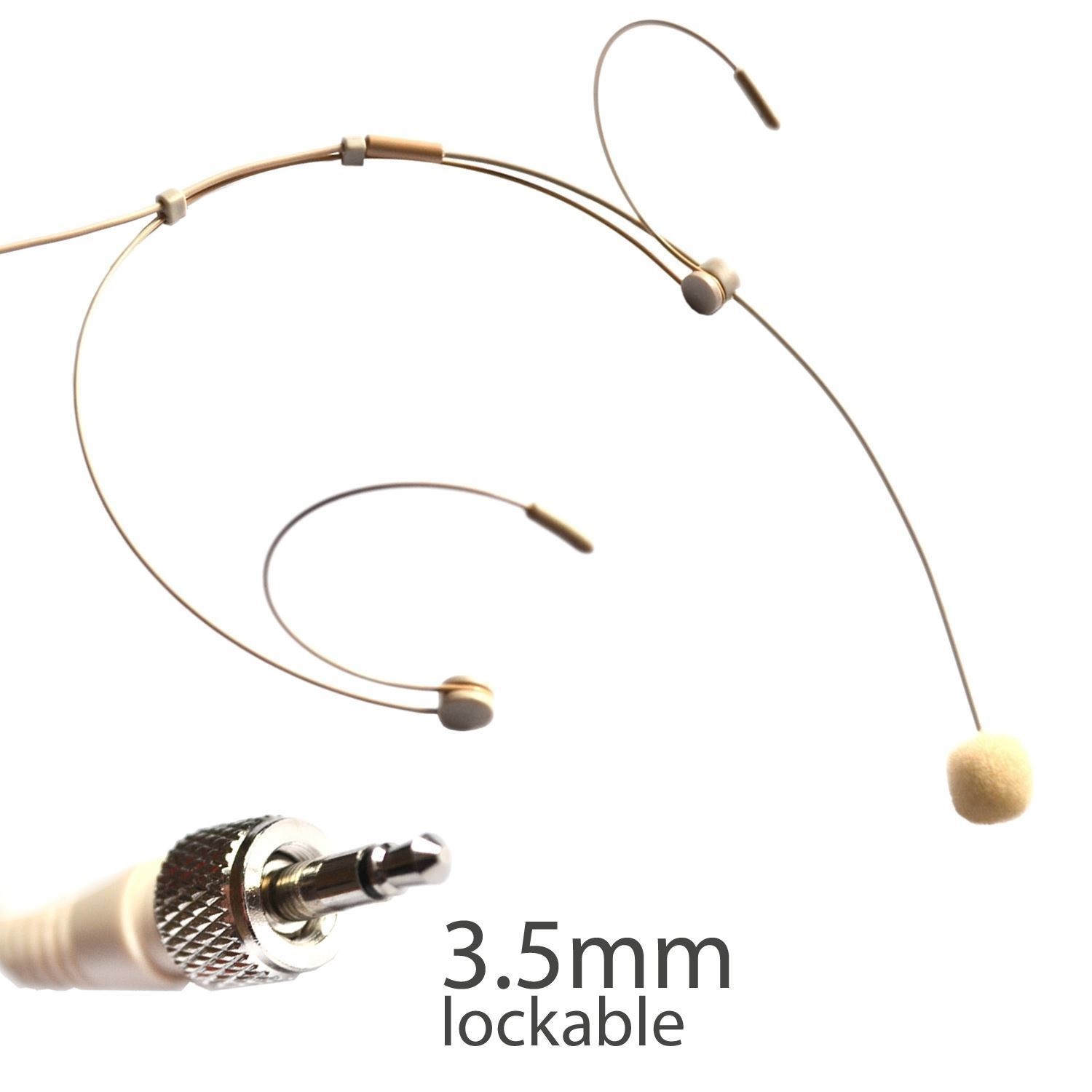 Headset Microphone Headworn mic For Sennheiser Wireless EW100, EW300, EW500