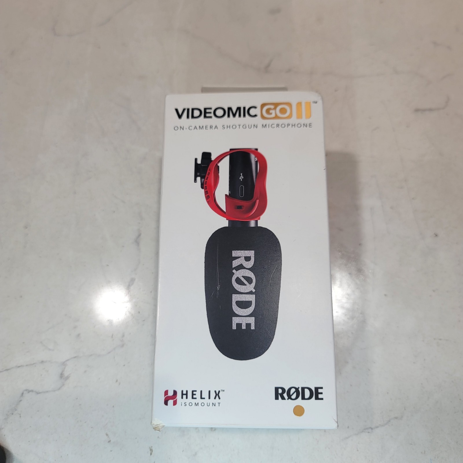 Rode VideoMic GO II Camera-mounted Shotgun Microphone New Openbox