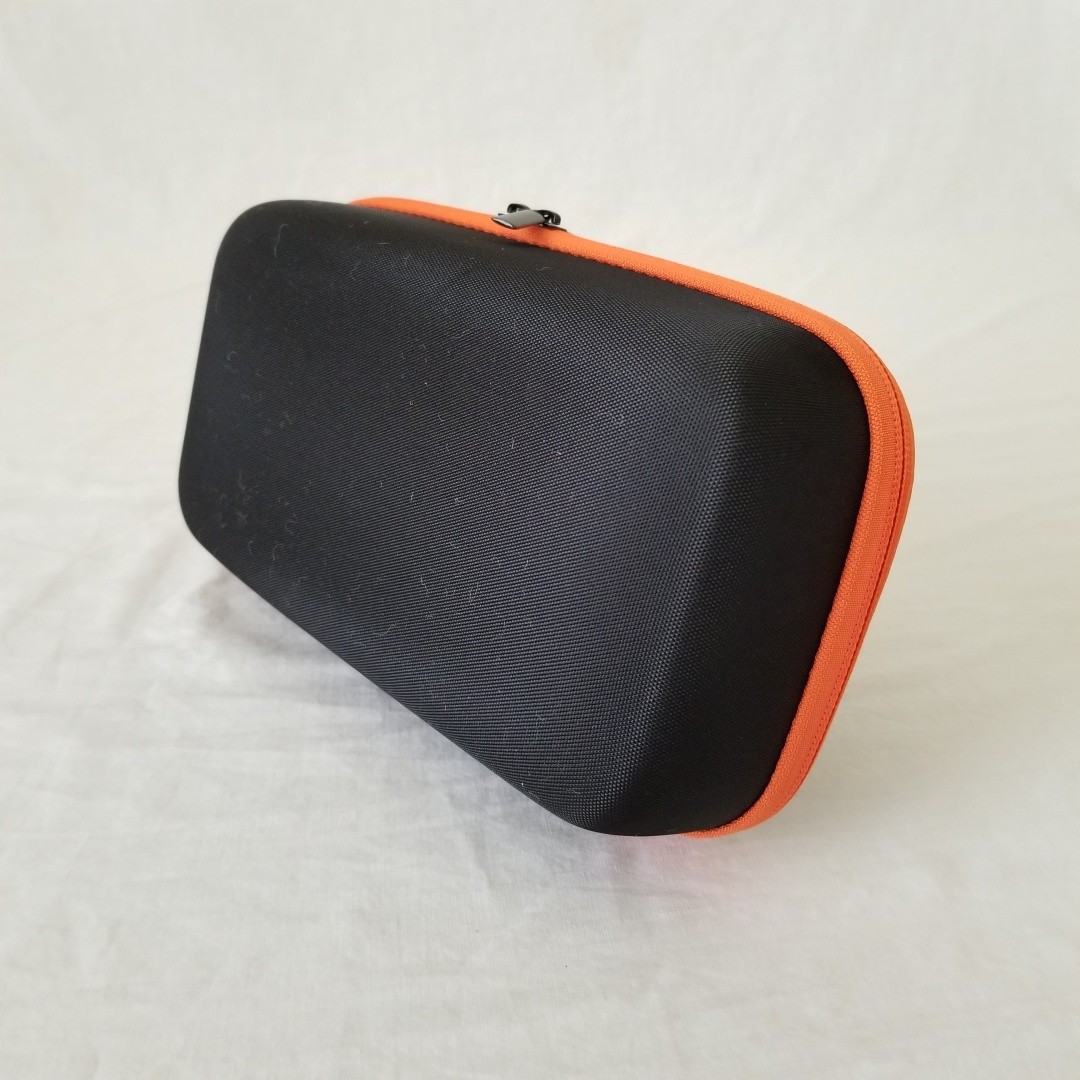 🆕Waterproof Rigid Impact-Resistant Dual Microphone Case w/ Net Pocket & Handle