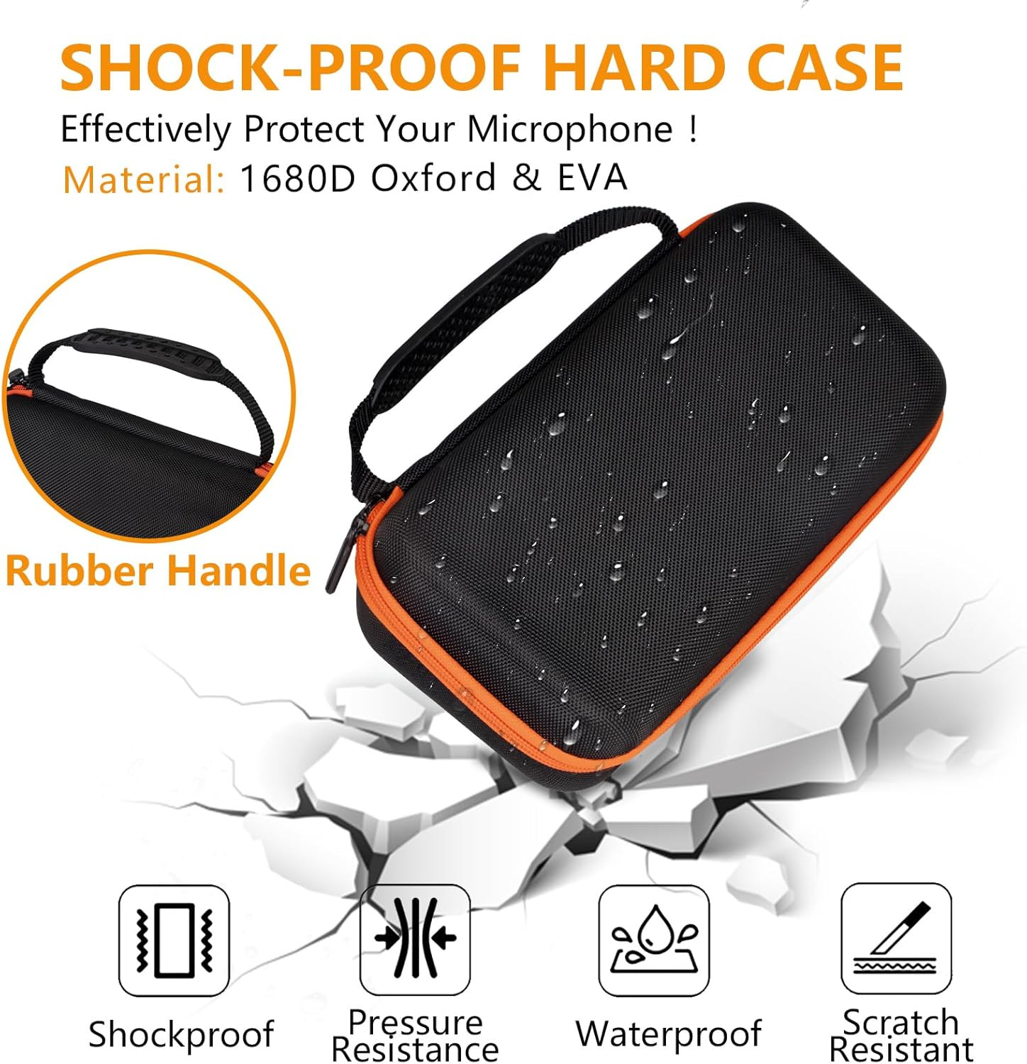 Wireless Microphone Case Compatible with JBL Wireless Two Microphone System, Dua