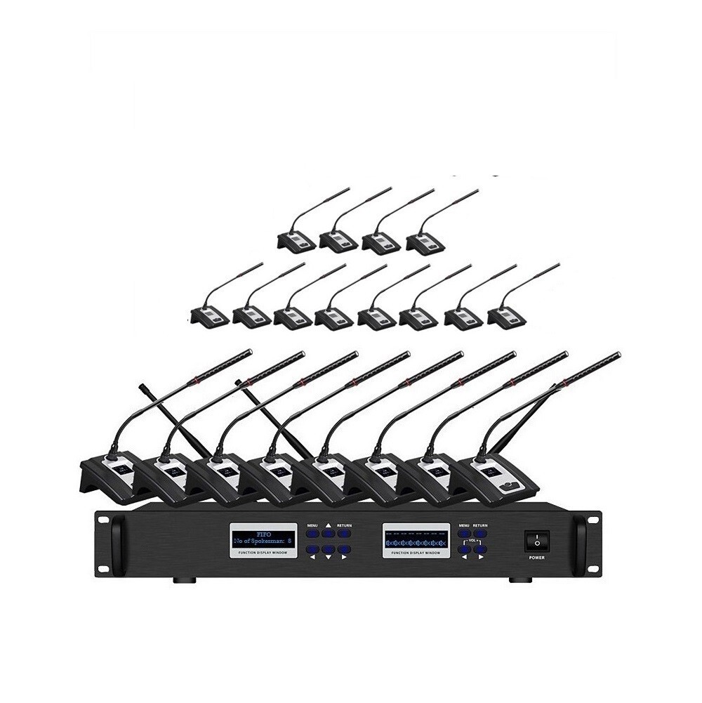 Digital Discussion System Wireless Conference Microphone System 20 Delegate mic