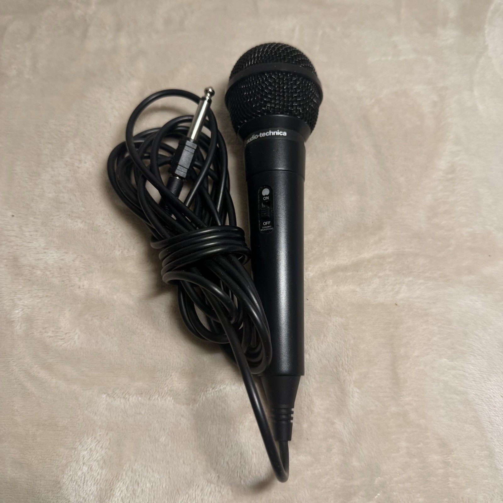 Audio-Technica Dynamic Wired Microphone 1/4” Plug Unidirectional Mic