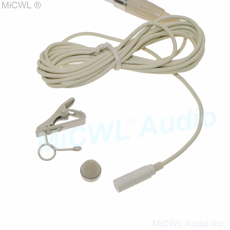 ME2-AKG Lavalier Lapel Microphone for AKG Samson mini 3Pin Wireless TA3F – Beige