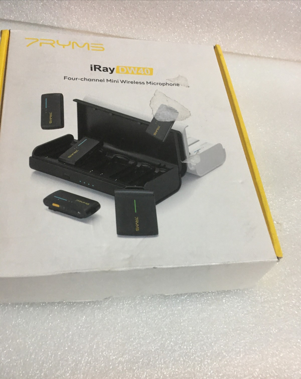 7RYMS iRay DW40 4-Channel Wireless Lavalier Microphone System Kit 4*Transmitter
