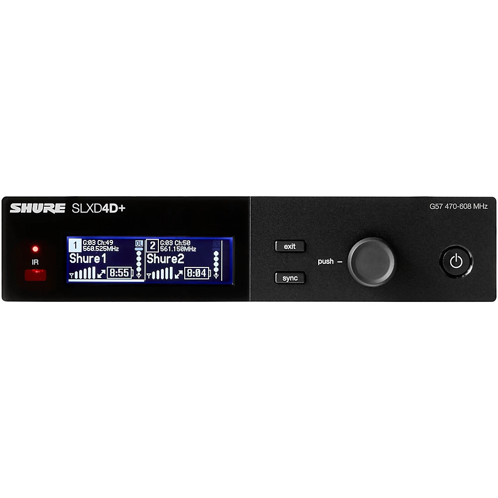 Shure SLXD24D+B58 Digital Wireless Dual HH Mic System Band G57 Refurbished