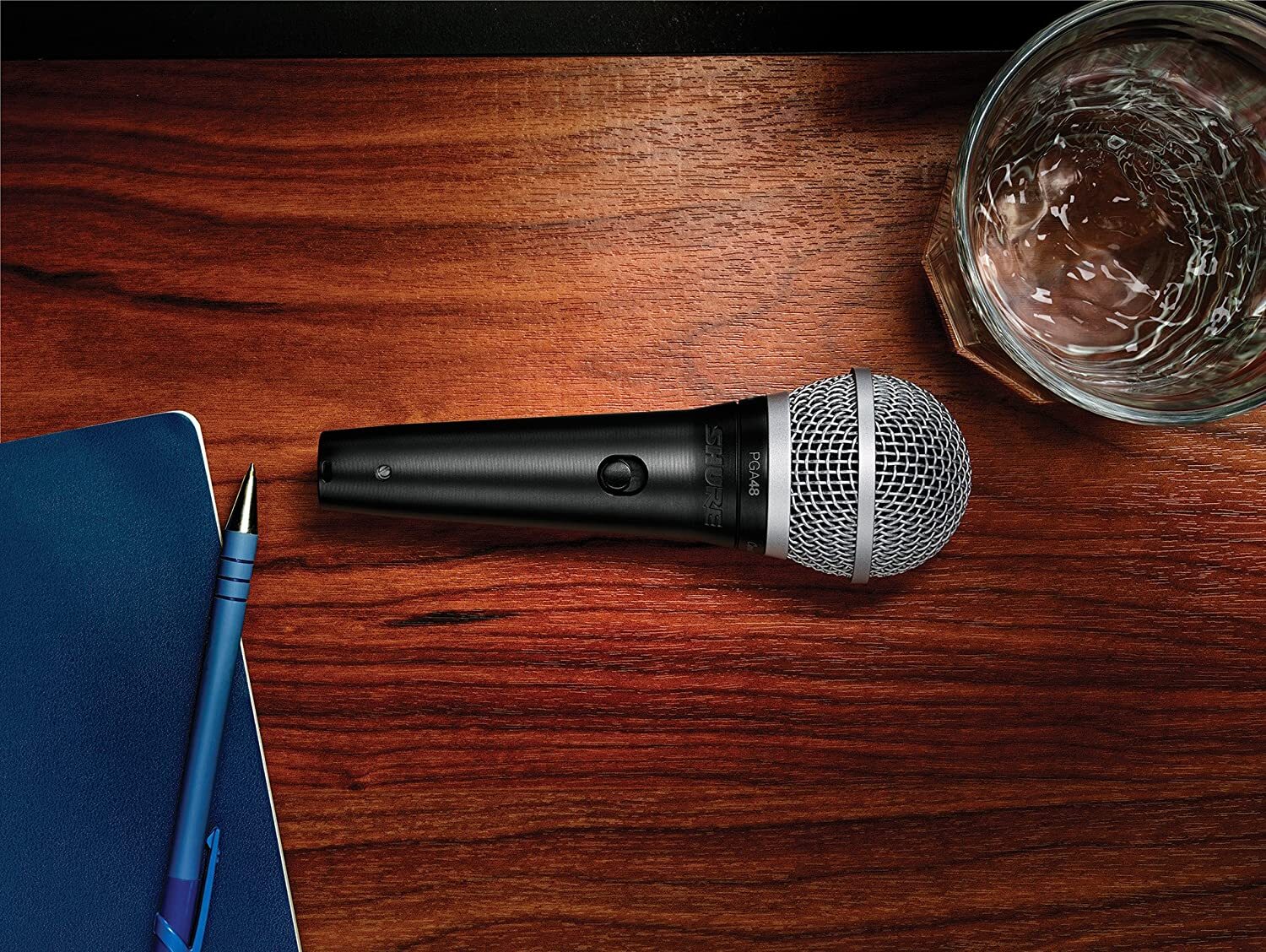 Shure PGA48-QTR Cardioid Dynamic Vocal Microphone with 15′ XLR-QTR Cable