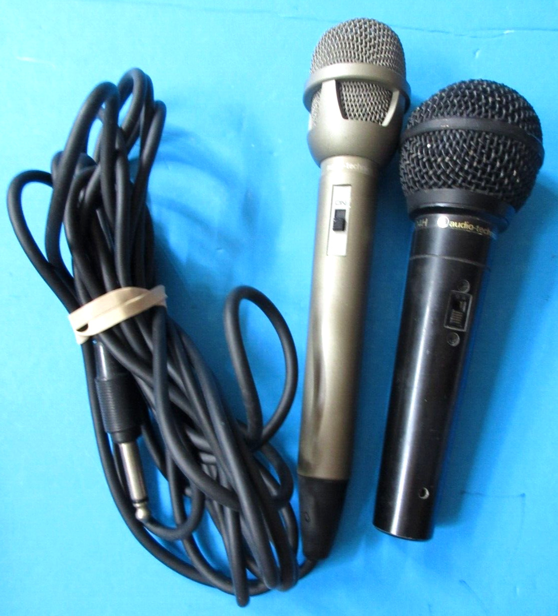 2 Audio Technica AT816 Unidirectional Moving Coil Dynamic + PRO4H Microphones