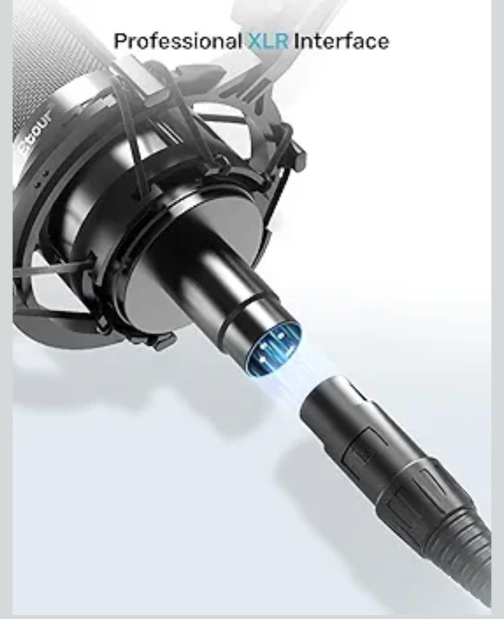 Cardioid Condenser Microphone Set [Inclusion Dedicated Shock Mount & XLR Cable],