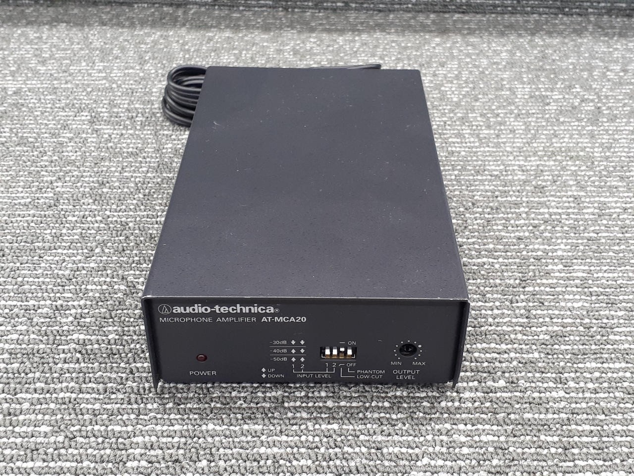 Audio-technica AT-MCA20 Microphone Amplifier 2kΩ MIC -50 -40 -30dBV AC100V