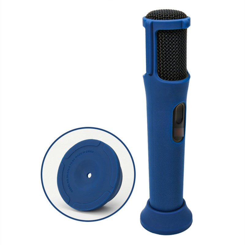 For JBL PartyBox Wireless Mic Microphone Silicone Body Protective Cover + Stand
