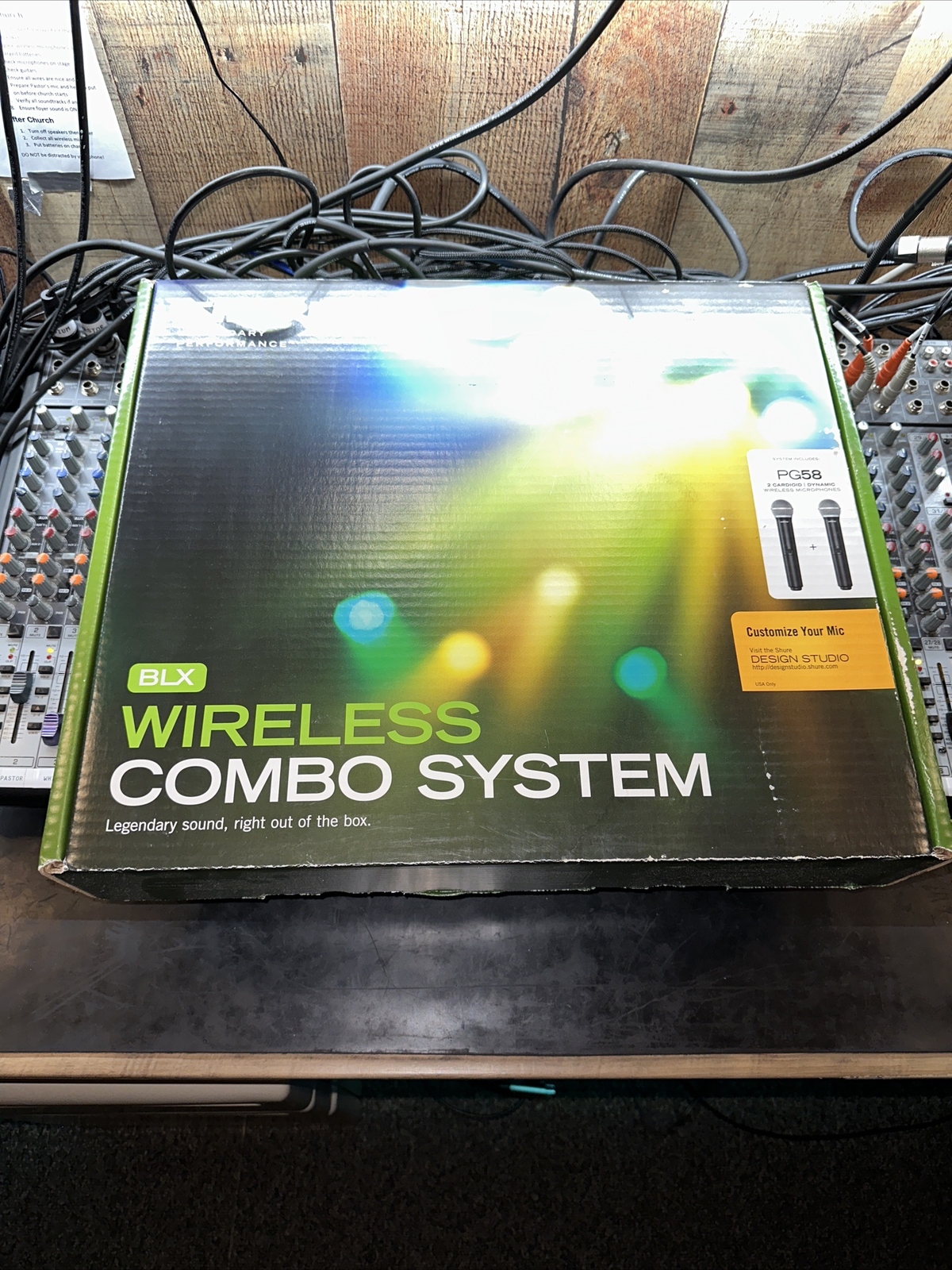Shure BLX288/PG58-H11 Wireless Dual Vocal System with two PG58 Handheld Mics
