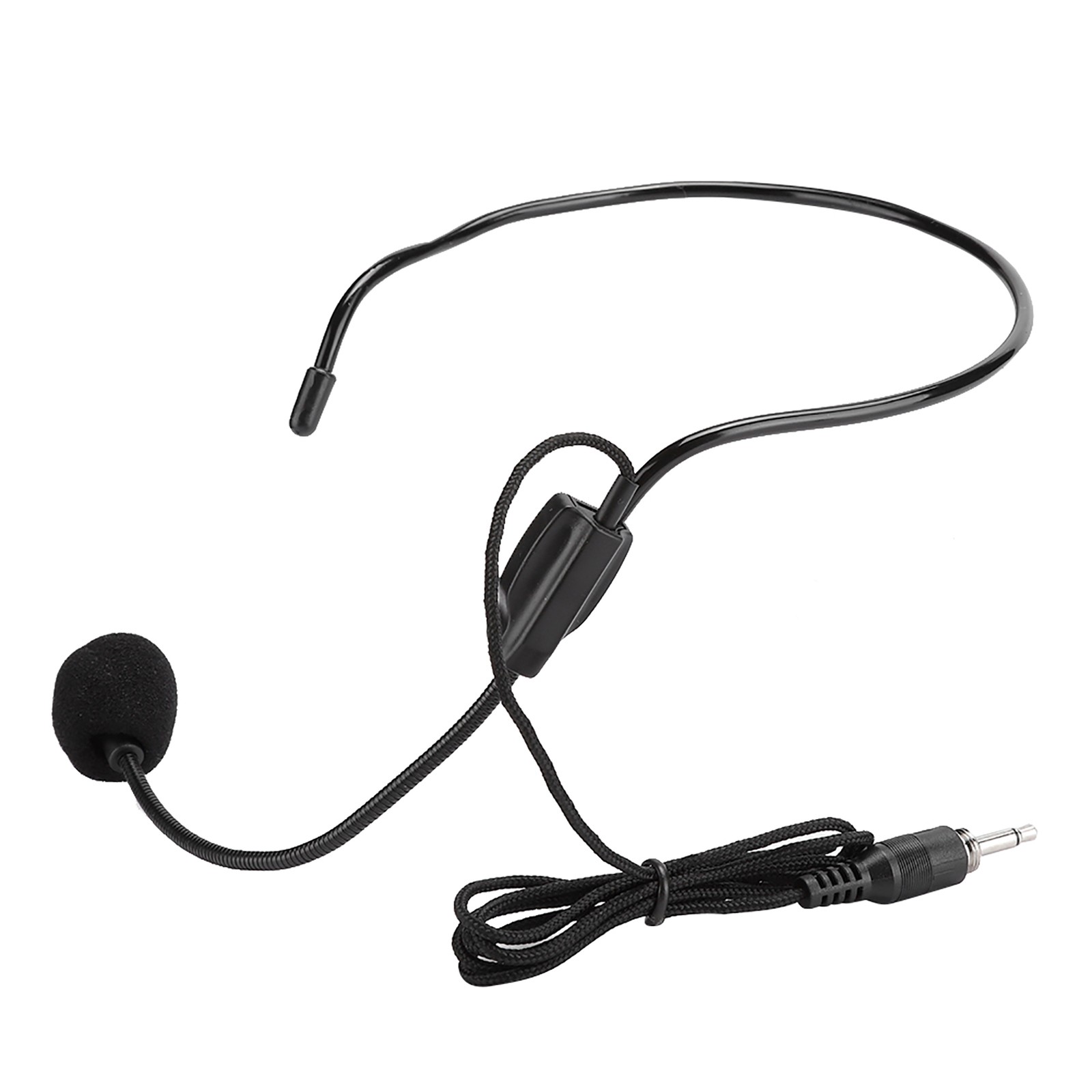 3Pcs 3.5mm Condenser Microphone Headset For Guide Shopping System