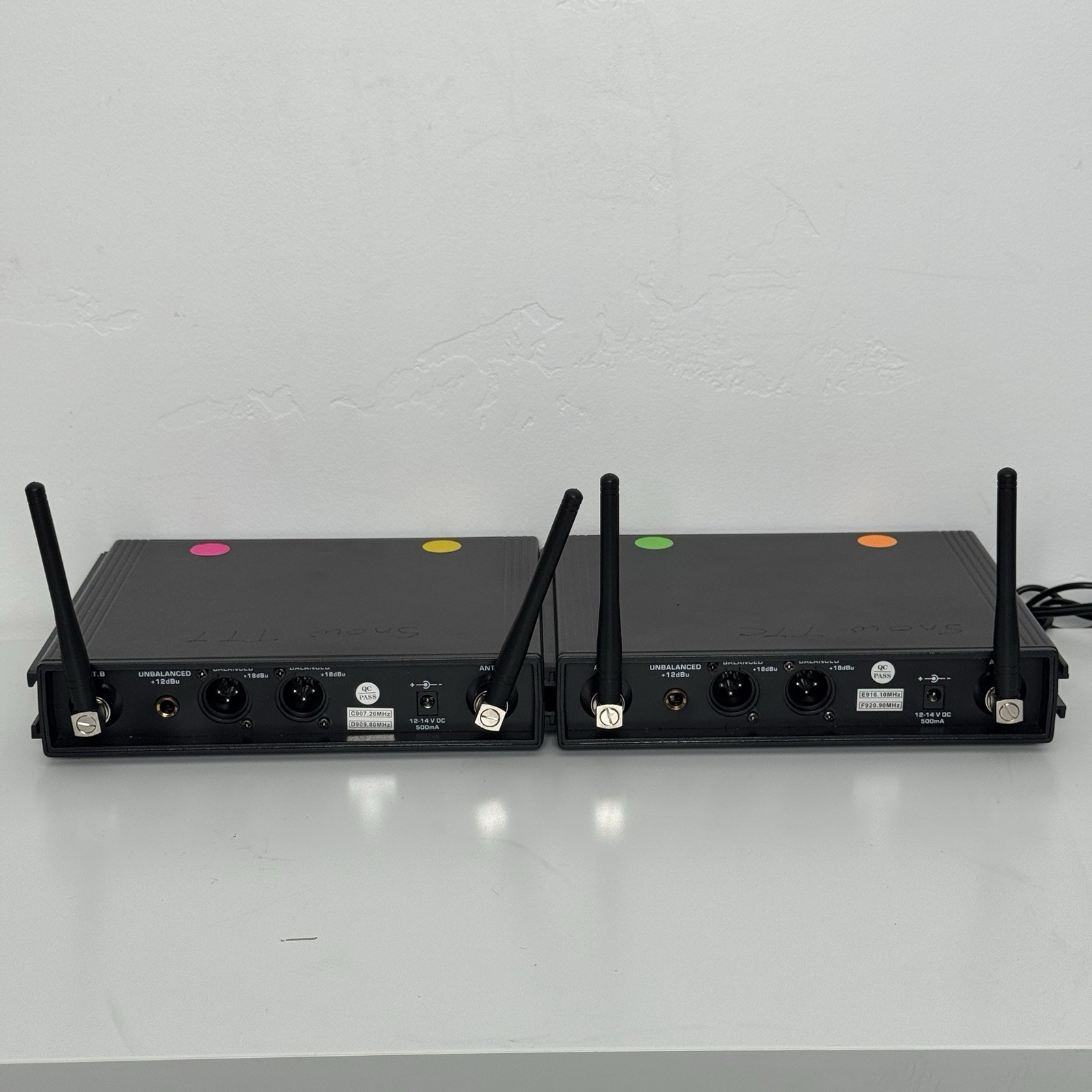 VocoPro UDH-DUAL-B 4-Channel Wireless Microphone System – 4 Bodypacks Headsets