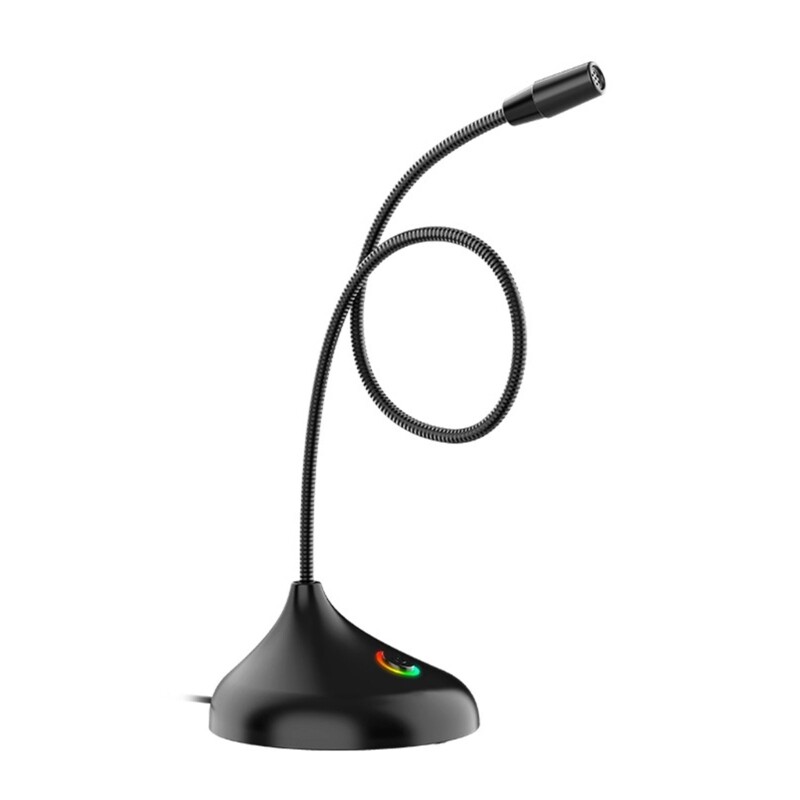RGBs Lighting Desktop Microphones with Reduction for PC and Laptop