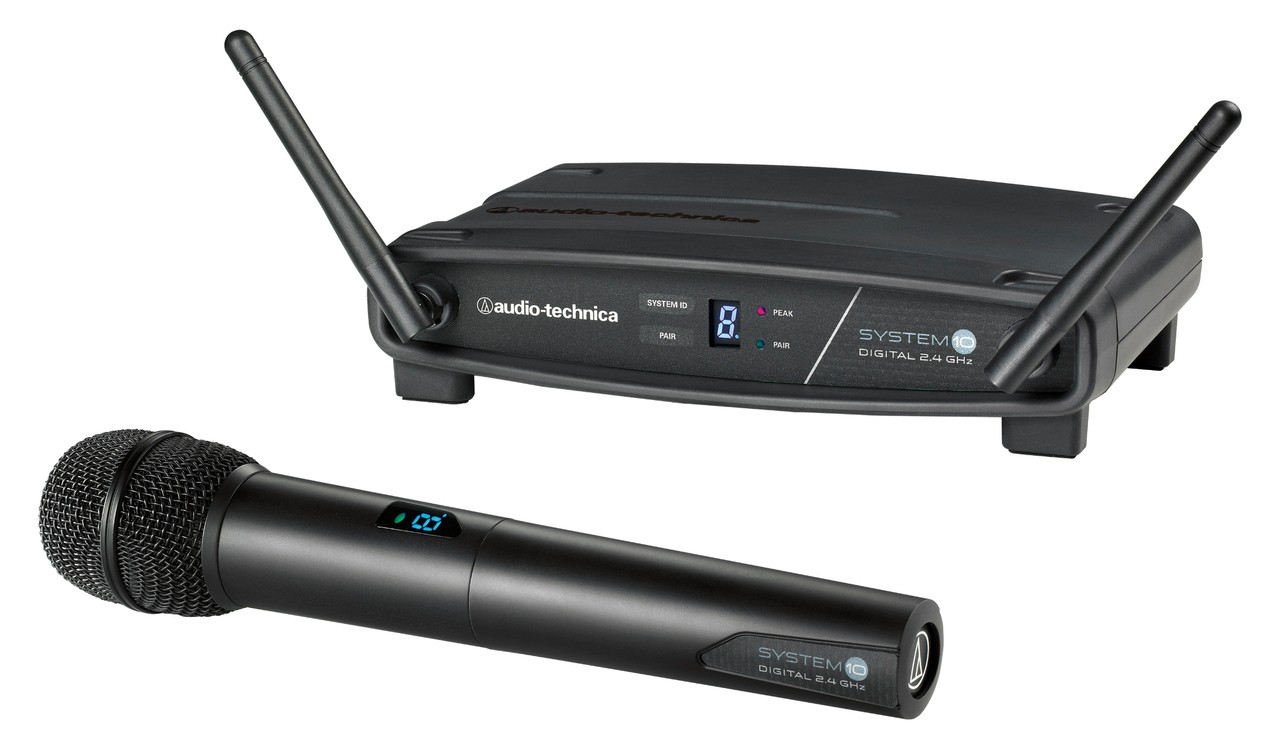 Audio Technica ATW-1102 Wireless System 10 Handheld Wireless Mic System