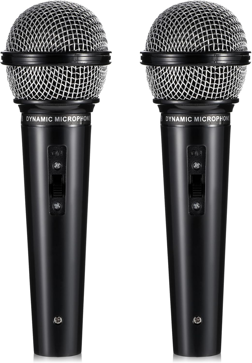 2 PCS Fake Microphone, Plastic Prop Microphone for Kids Fake Microphone Prop Pre