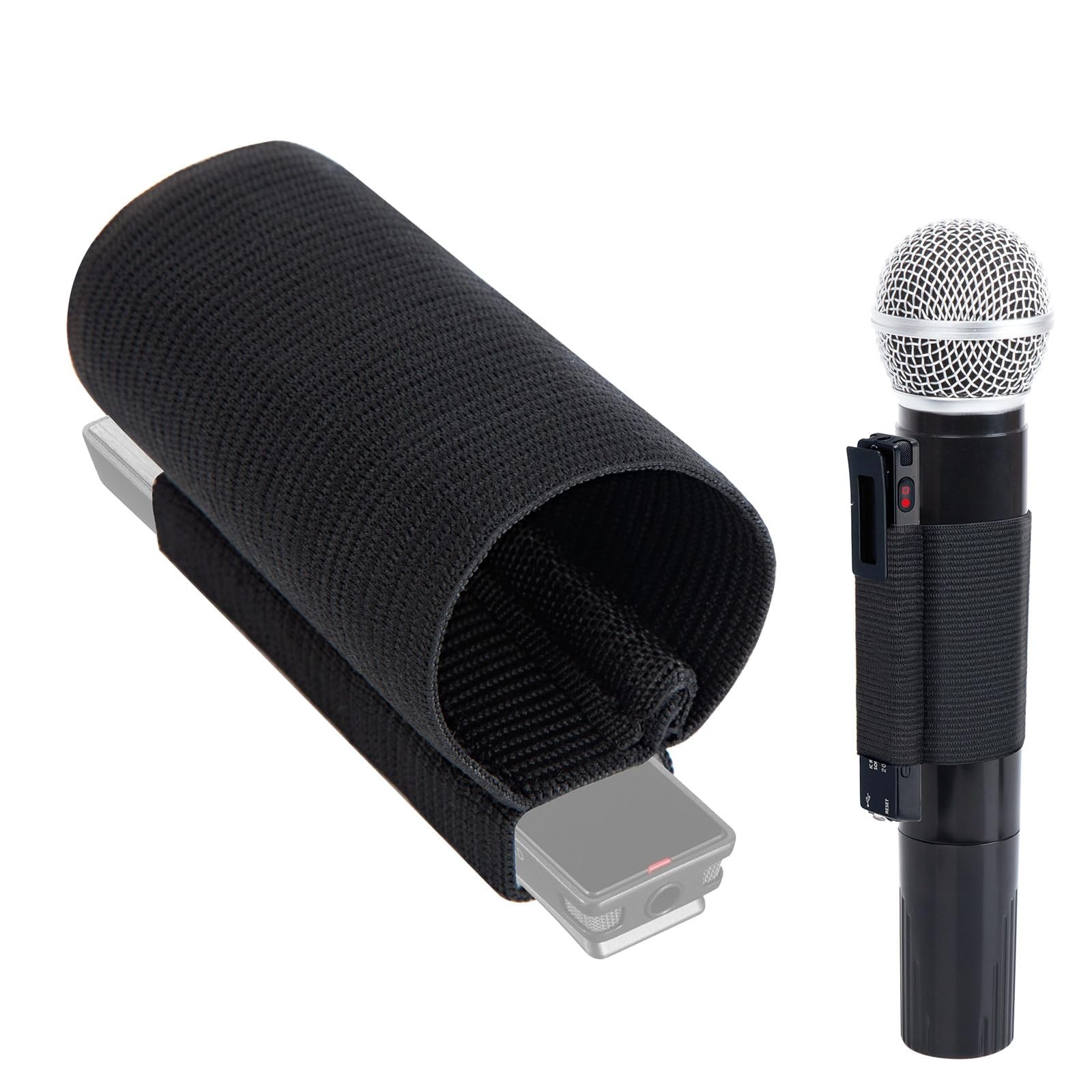 Hand Microphone Elastic Sleeve for Sony voice recorder, Elastic Sleeve Access…