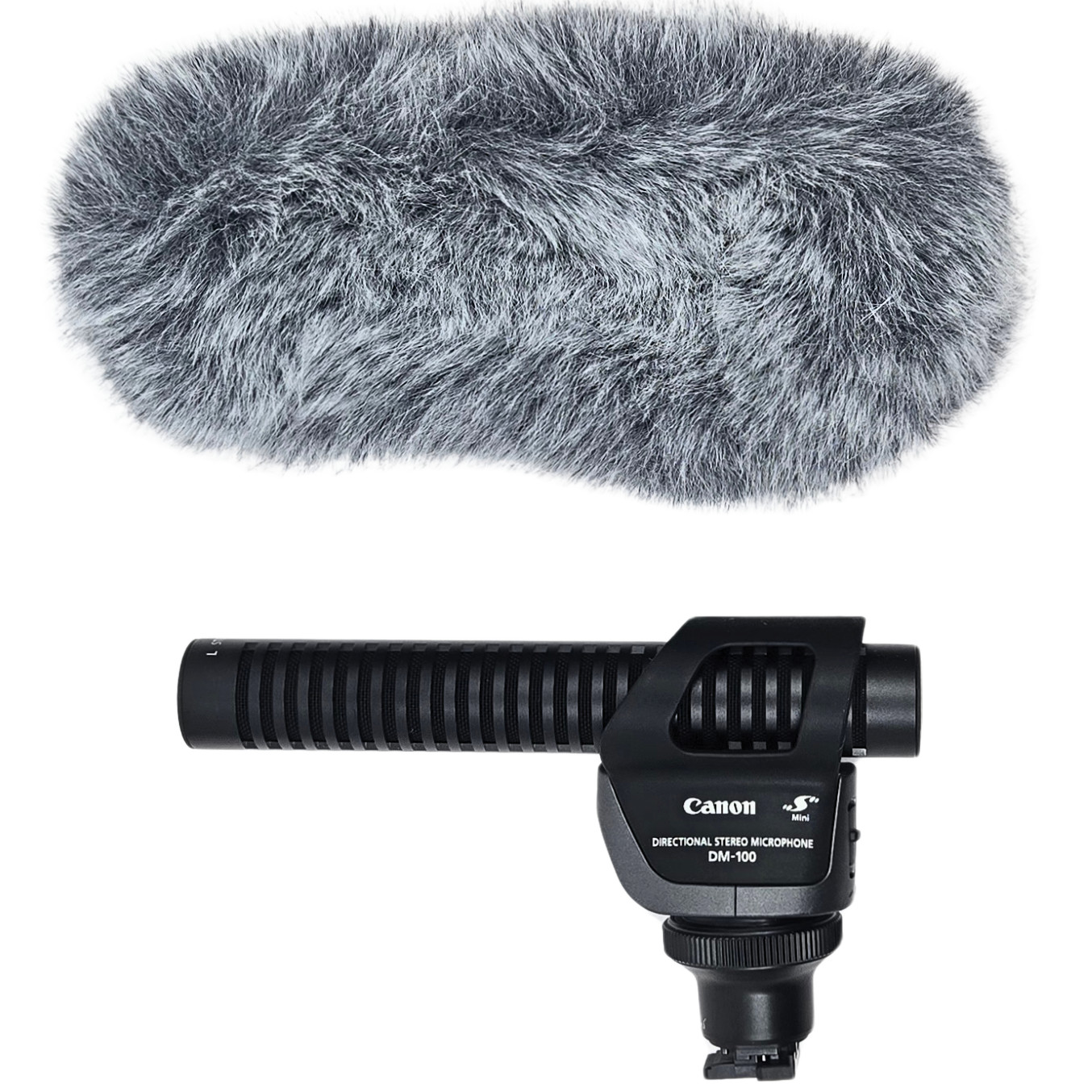 Canon DM-100 Camera-Mount Directional Stereo Microphone for Camcorders – USED