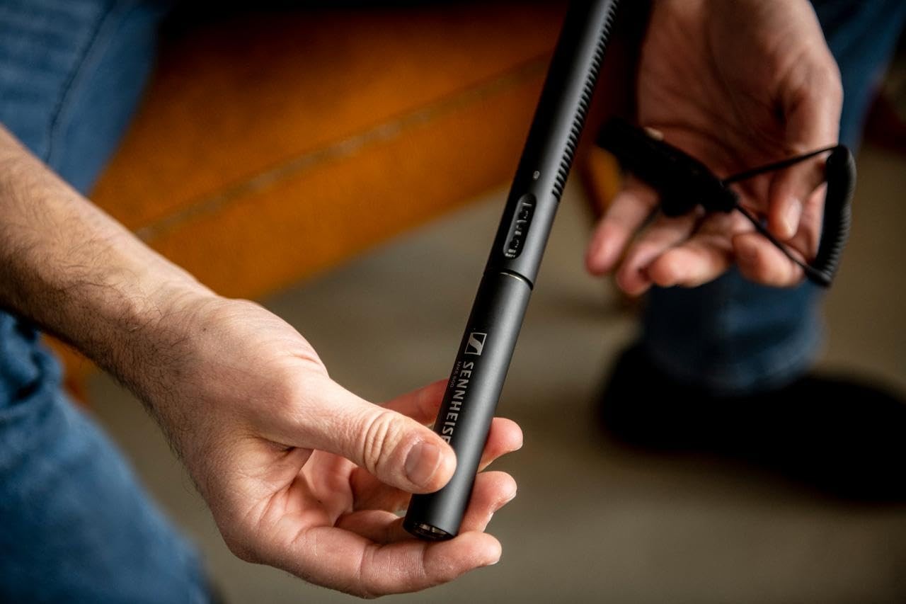 Sennheiser MKE600 Battery-Powered Shotgun Microphone for Video Camera New