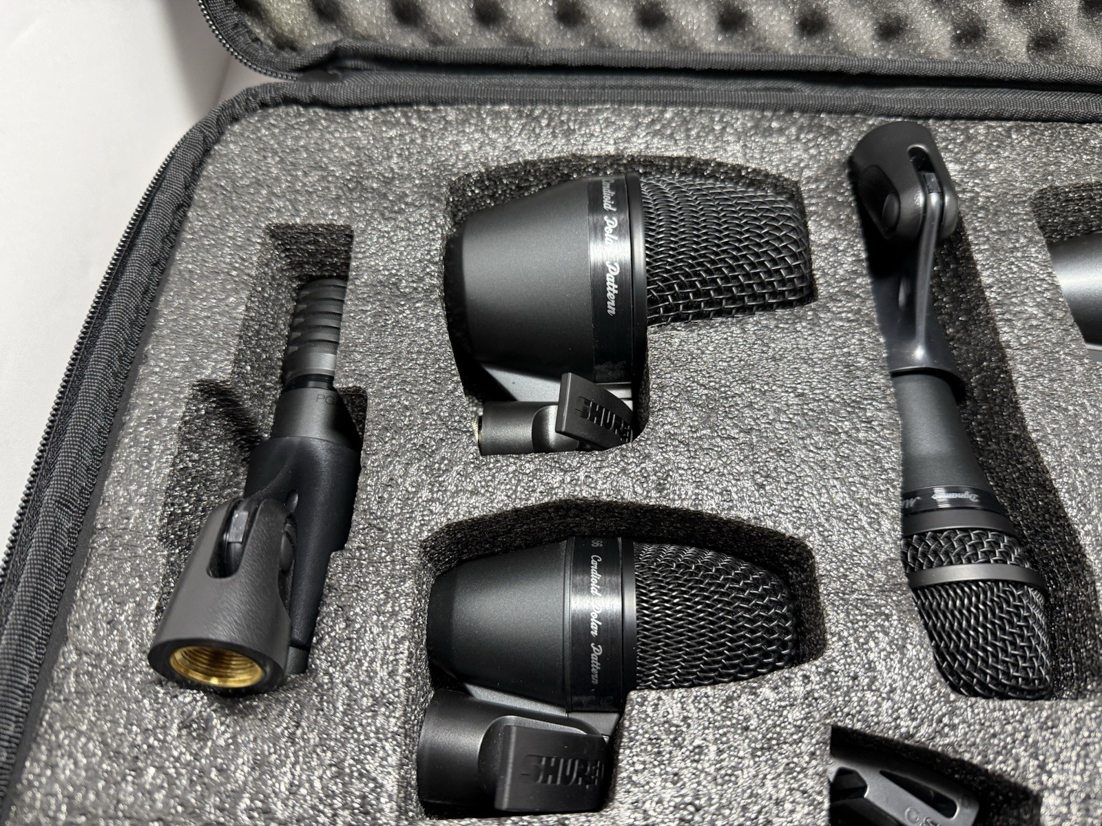 Shure PGADRUMKIT7 7-piece Drum Mic Kit, Tested & Clean!