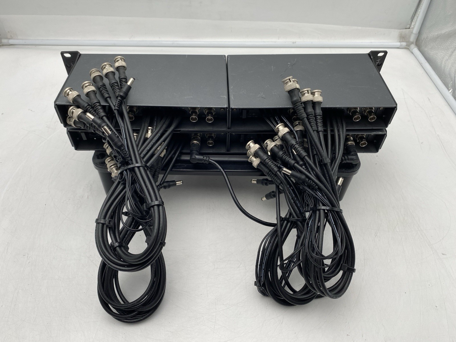 Lot of 4 Sennheiser ASP-2 Antenna Splitter & Power Distributor No Power Adapters