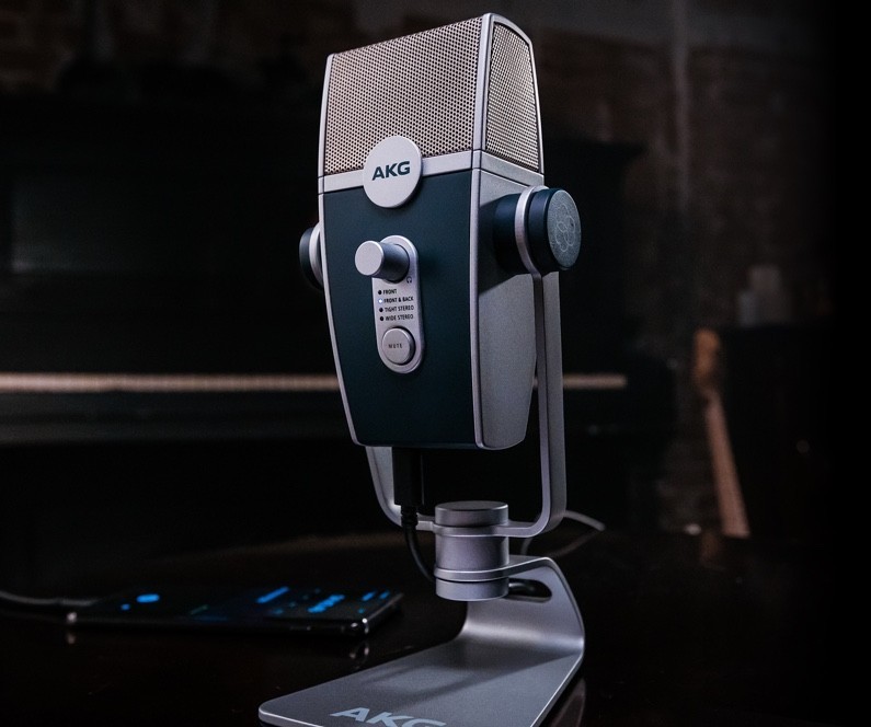 AKG Lyra Ultra-HD USB-C Condenser Microphone | Podcast Streaming Recording — NEW
