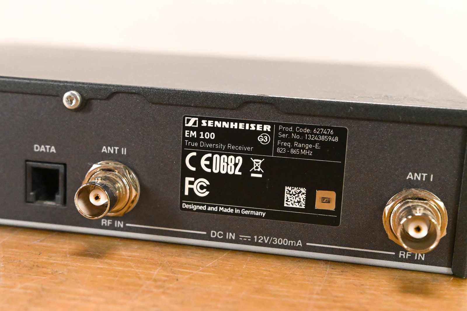 Sennheiser EM 100 G3 Wireless Receiver – 823-865 MHz (NO POWER SUPPLY) CG01YRC