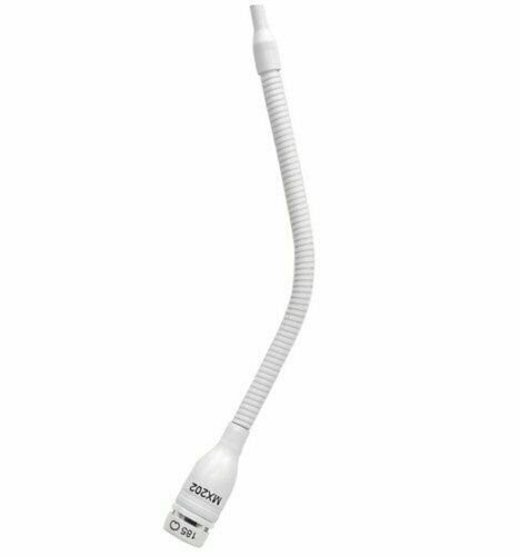 Shure MX202W-A/S Microflex Overhead Microphone, Supercardioid, White
