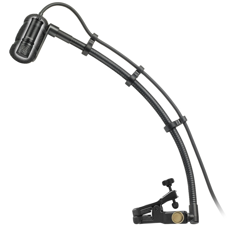 Audio Technica ATM350UL Cardioid Mic w/ Universal Clip & 9 in Gooseneck, New!