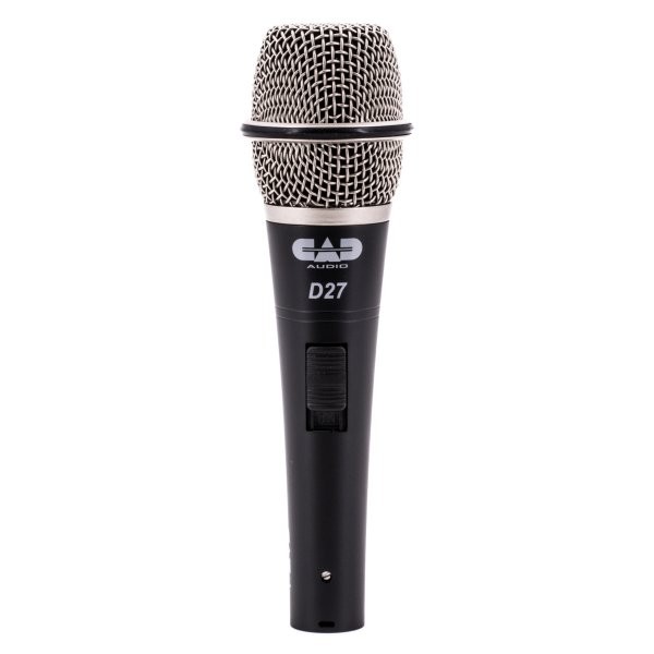 CADLive D27 SuperCardioid Dynamic Handheld Mic + 20′ XLR & Blk Foam Windscreen