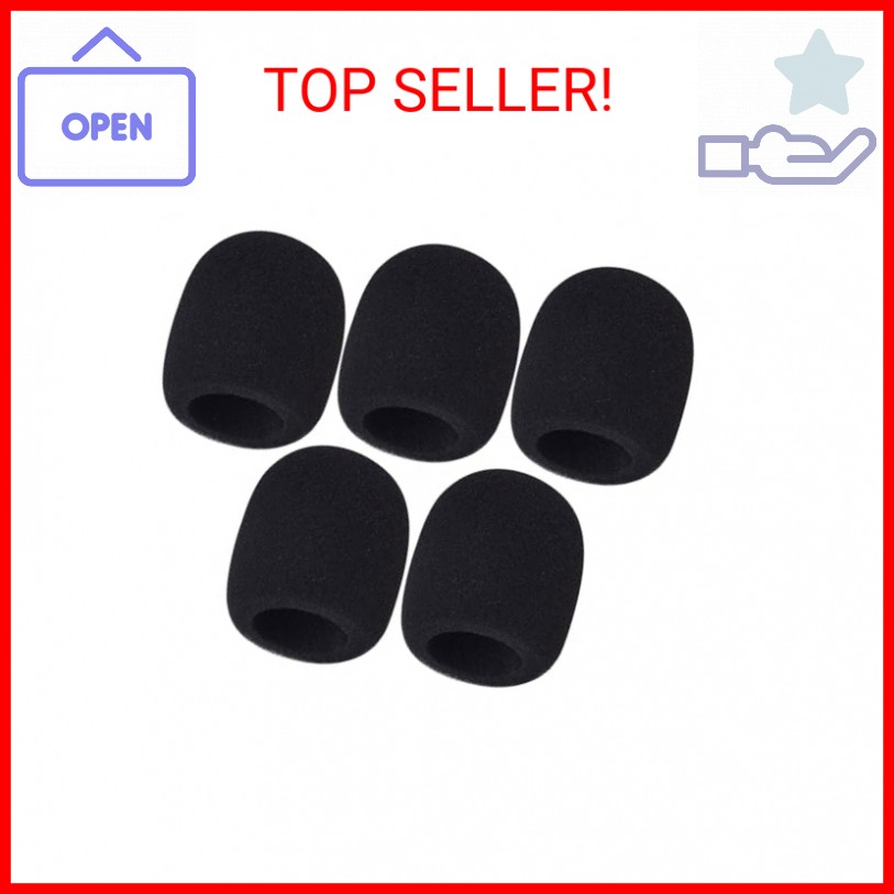 Mudder 5 Pack Foam Mic Cover Handheld Microphone Windscreen (5 Pack)