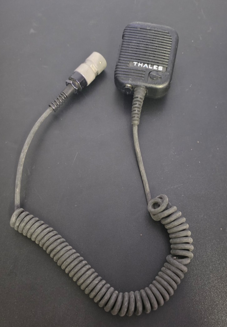 Thales PTT Radio Speaker Microphone Mic 23386 160046910 6Pin G2U